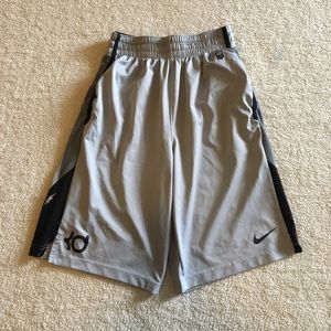 Kevin Durant NIKE basketball shorts.
